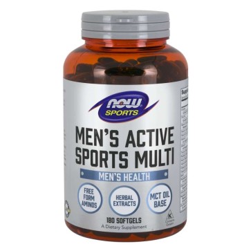 Mens Active Sports Multi 180 Softgels NOW Foods