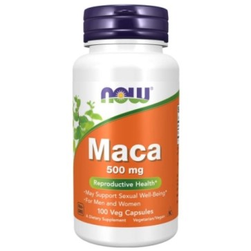 Maca 500mg 100 VegCaps NOW Foods