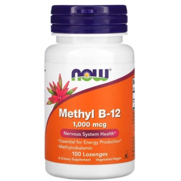 Methyl b-12 1000mcg  100 lozenges NOW Foods