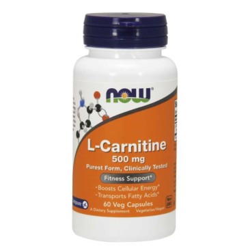 L Carnitine 500mg 60s NOW Foods