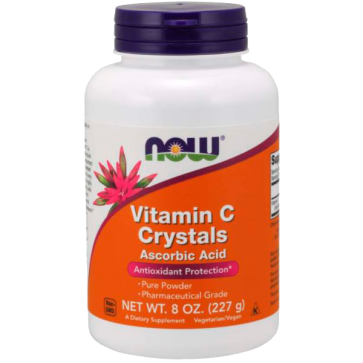 Vitamin C Crystals Ascorbic Acid 227g NOW Foods