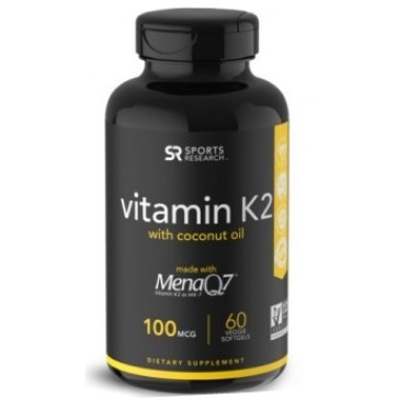 Vitamina K2 Q7 Mena 100mcg 60s SPORTS Research