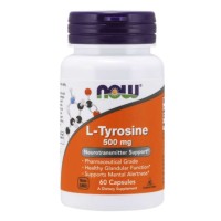 L Tyrosine 500mg 60s NOW Foods