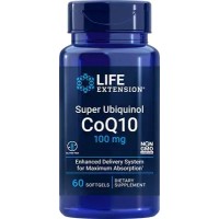 Super Ubiquinol CoQ10 100mg 60 caps LIFE Extension