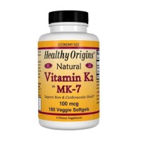 Vitamina K2 as MK-7 100mcg 180 Veggie Softgels HEALTHY Origins