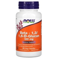 BETA - 1,3/1,6-D-GLUCAN  60 VCAPS Now foods