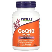 CoQ10 100mg 150 SGELS NOW Foods