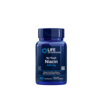 No Flush Niacina Inositol Hexanicotinate 640 mg 100 capsules LIFE Extension