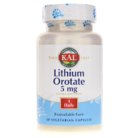 KAL Lithium Orotate (5mg) 60 vcaps