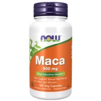 Maca 500mg 100 VegCaps NOW Foods