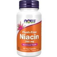 Flush-Free Niacin 250 mg 90 Veg Capsules NOW Foods