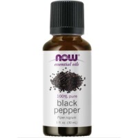 BLACK PEPPER OIL 1oz NOW Foods